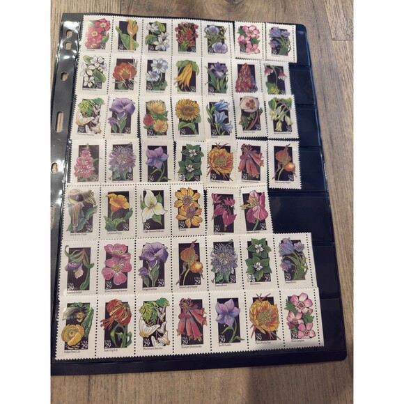 U.S. COMM SHEET OF 69 SCOTT#2696a 1992 29ct WILDFLOWERS MNH P#P2222 - Picture 1 of 9